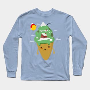 Kawaii winter wonderfulness Long Sleeve T-Shirt